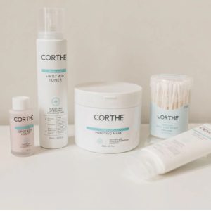 Corthe First Aid Bundle for oily skin for 5 soothing products